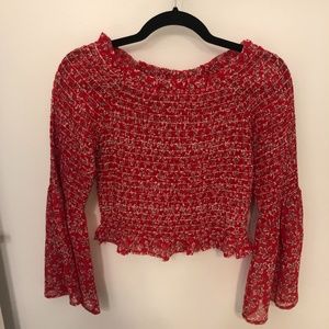 LA CLASSE COUTURE CROPPED BLOUSE